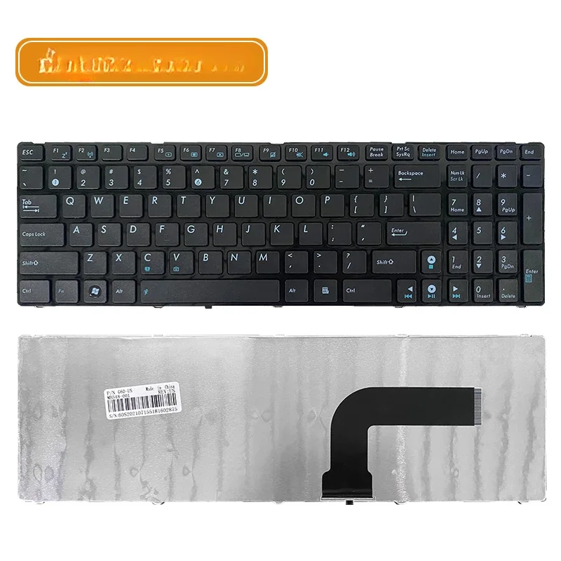 replace suit for ASUS  N61J/V K55D A53S K53S K52J N53S X55V X54H A52J X53S Laptop keyboard