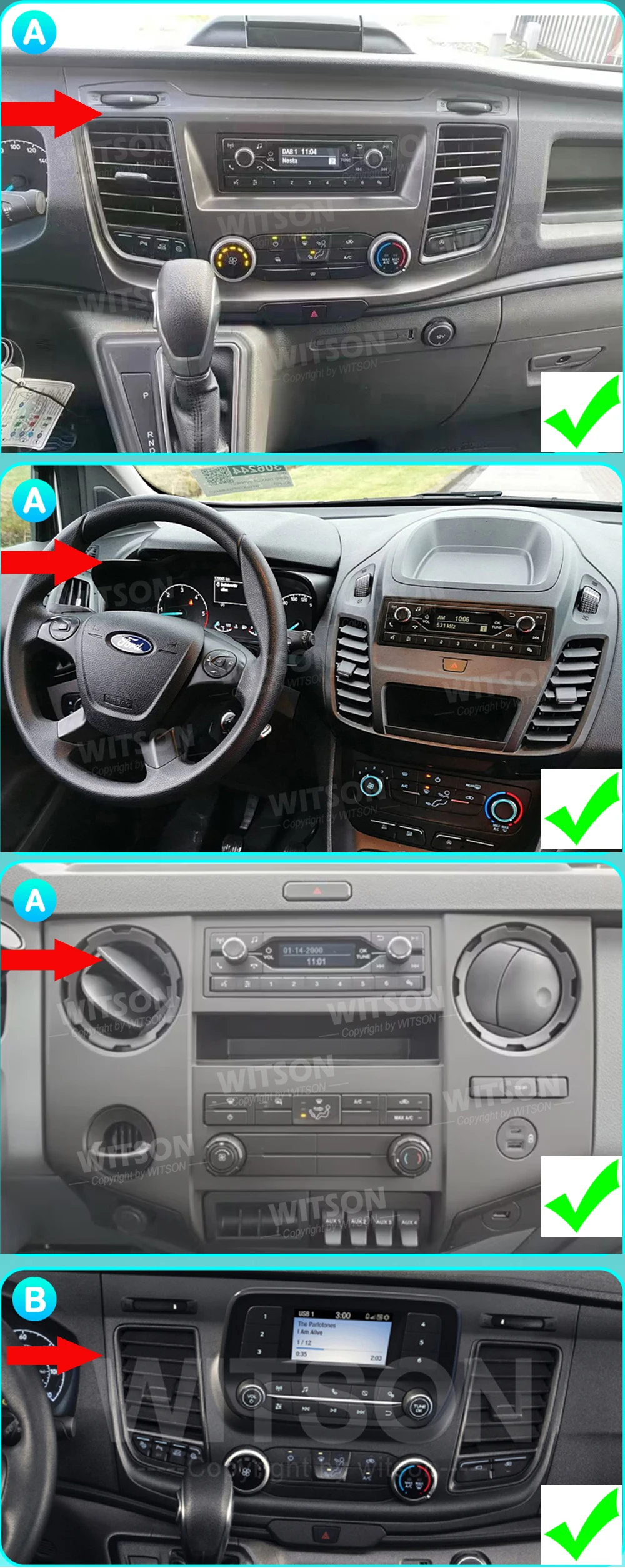 WITSON CarPlay Car Radio GPS Audio 10.88