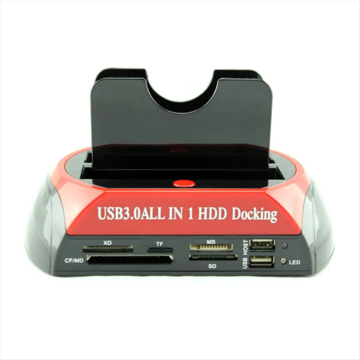 

Dual Bay HDD Docking Station USB3.0 SATA IDE 2.5 & 3.5 Inch External Hard Drive Dock All in 1 Hard Drive Holder AU PLUG-BCBW