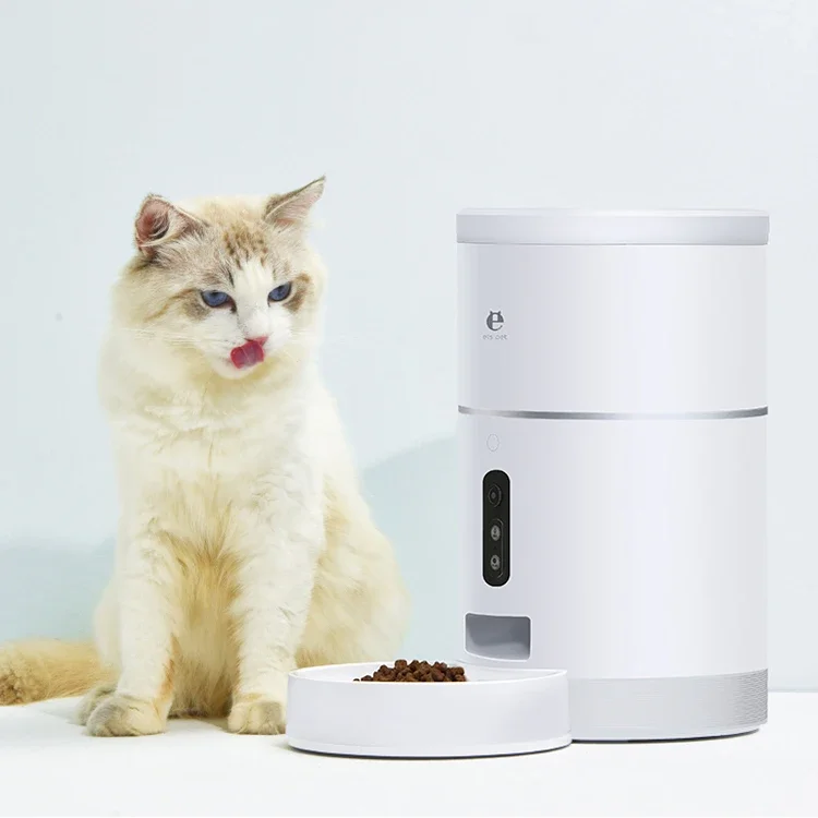 Automatic Pet Feeder Food Dispenser Automatic Wifi Camera Smart Dog Feeder For Cat