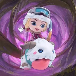PORO Rider Sejuani Figure Genuine Original Packaging Brand New(We don't have in-game icons to give away)