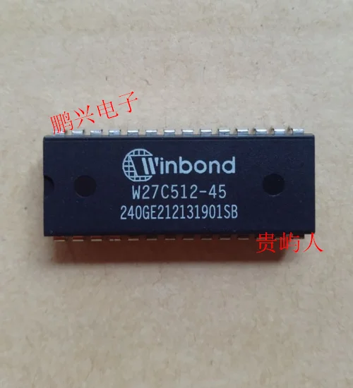 Free shipping  W27C512-45 W27C512-45Z W27C512-12 W27E512-12 IC   10PCS