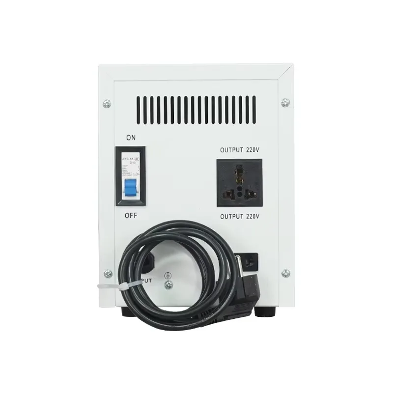2 кВА 110 В 220 В однофазный электронный чистый медный катушка автоматический стабилизатор напряжения с интеллектуальным дисплеем