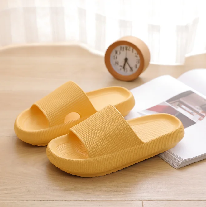 Dikke Platform Badkamer Thuis Slippers Damesmode Zachte Zool EVA Indoor Slides Vrouw Sandalen 2025, Zomer Antislip Slippers
