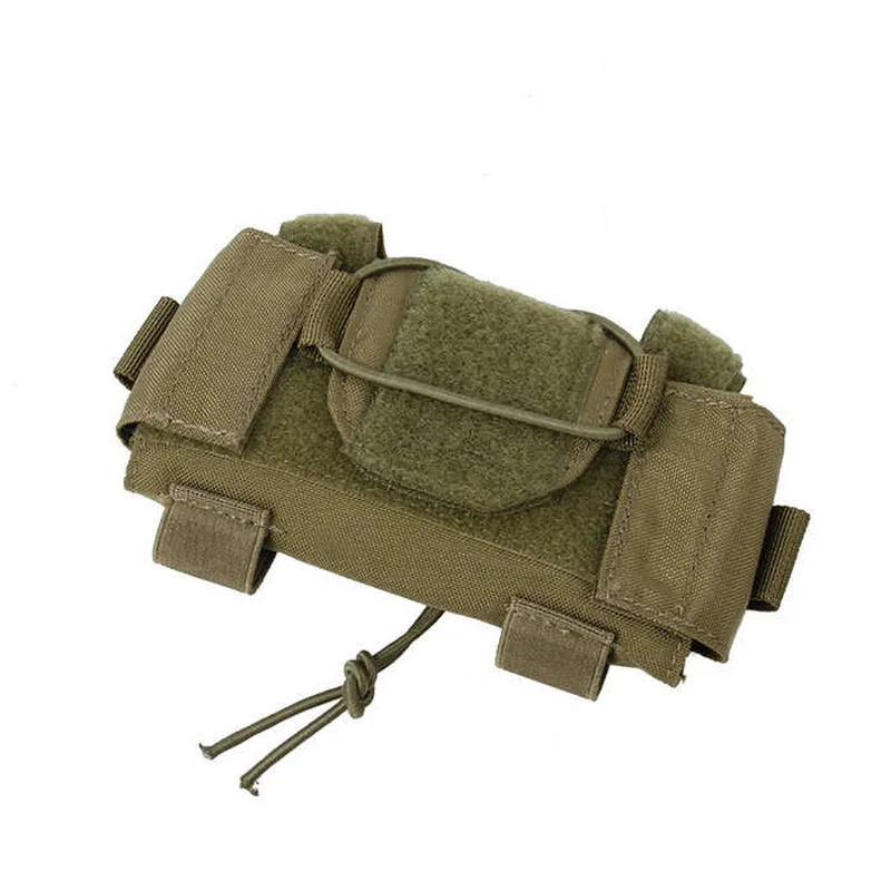 Bolsa táctica 500D para batería – gancho helmet MOLLE - imagen 2