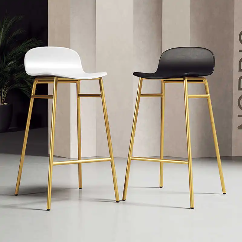 كراسي بار بسيطة على الطراز الإبداعي، مقعد مطبخ عالي بسيط لتوفير المساحة، أثاث بار فاخر من Banqueta De Cozinha Alta