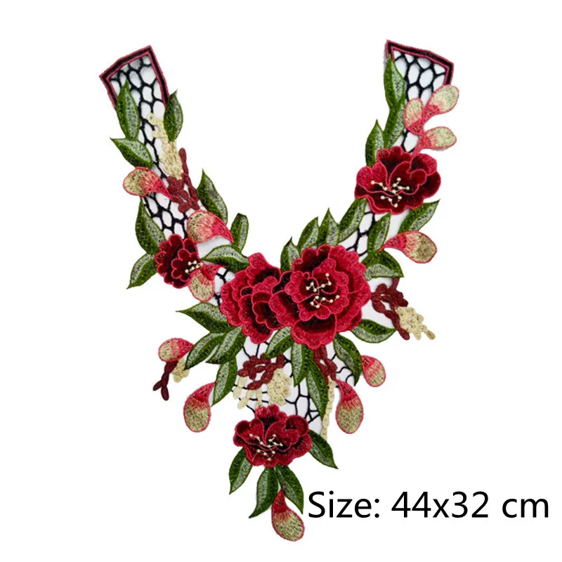 Apliqu De Encaje En 3D Para Vtido De Novia, Apliqu Floral Con