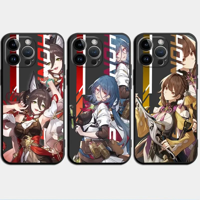 phone Cases for iphone 14 case 11 12 15 Pro XS Max 8 13 Mini X SE 7 16 Plus funda Antiscratch cover Honkai Star Rail Luka Arlan