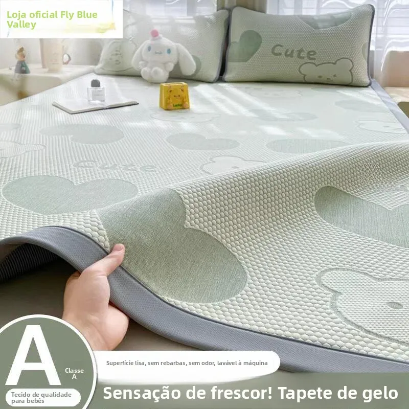 tapis-rafraichissant-en-soie-glacee-classe-a-sensation-de-climatisation-tapis-d'ete-doux-ensemble-de-trois-pieces-lavable