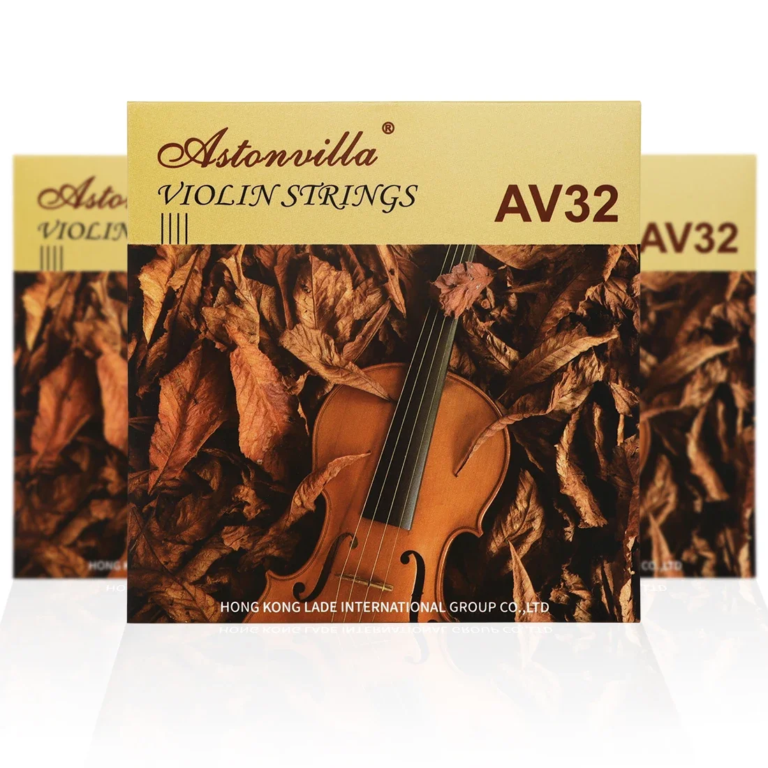 Astonvilla AV32 Violin Strings Aluminium-magnesium 4-string Violin Strings Metal Bead Head Violin Parts & Accessories