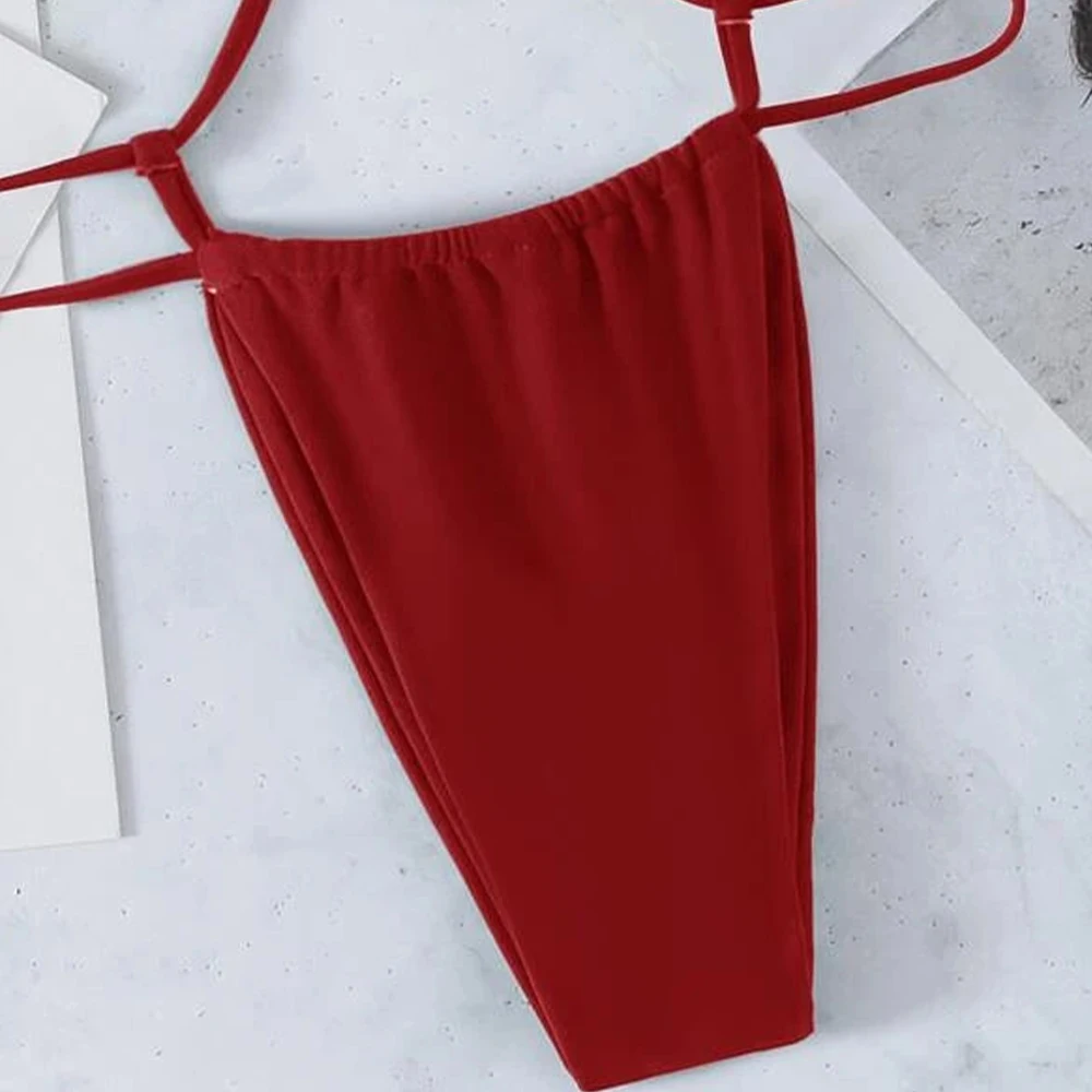 Badpak Badmode Strand Zomer Basic Bikini Ademend Comfortabel G-string Dames Siamese Effen Kleur Rekbaar