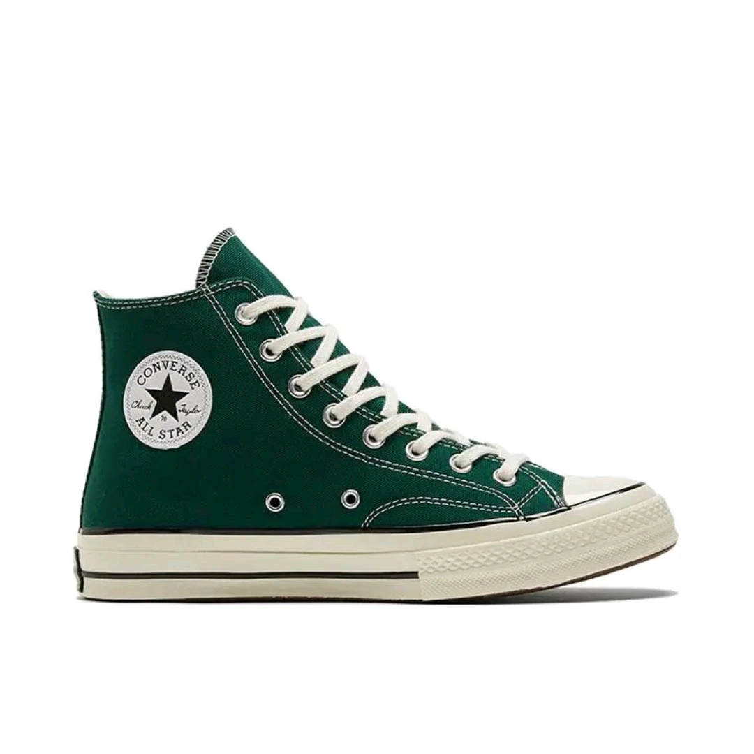 

Converse 1970s Chuck Taylor Men's and Women's Skateboarding Shoes, High Top, Multi-functional, Casual Sneakers, Green