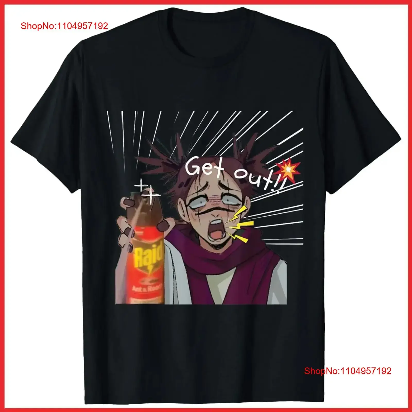 تي شيرت Choso Meme Get Out Jujutsu Kaisen من القطن الأسود مقاس S 5XL عتيق مغسول للجنسين ملابس الشارع الشهير ملابس مصممة على الموضة