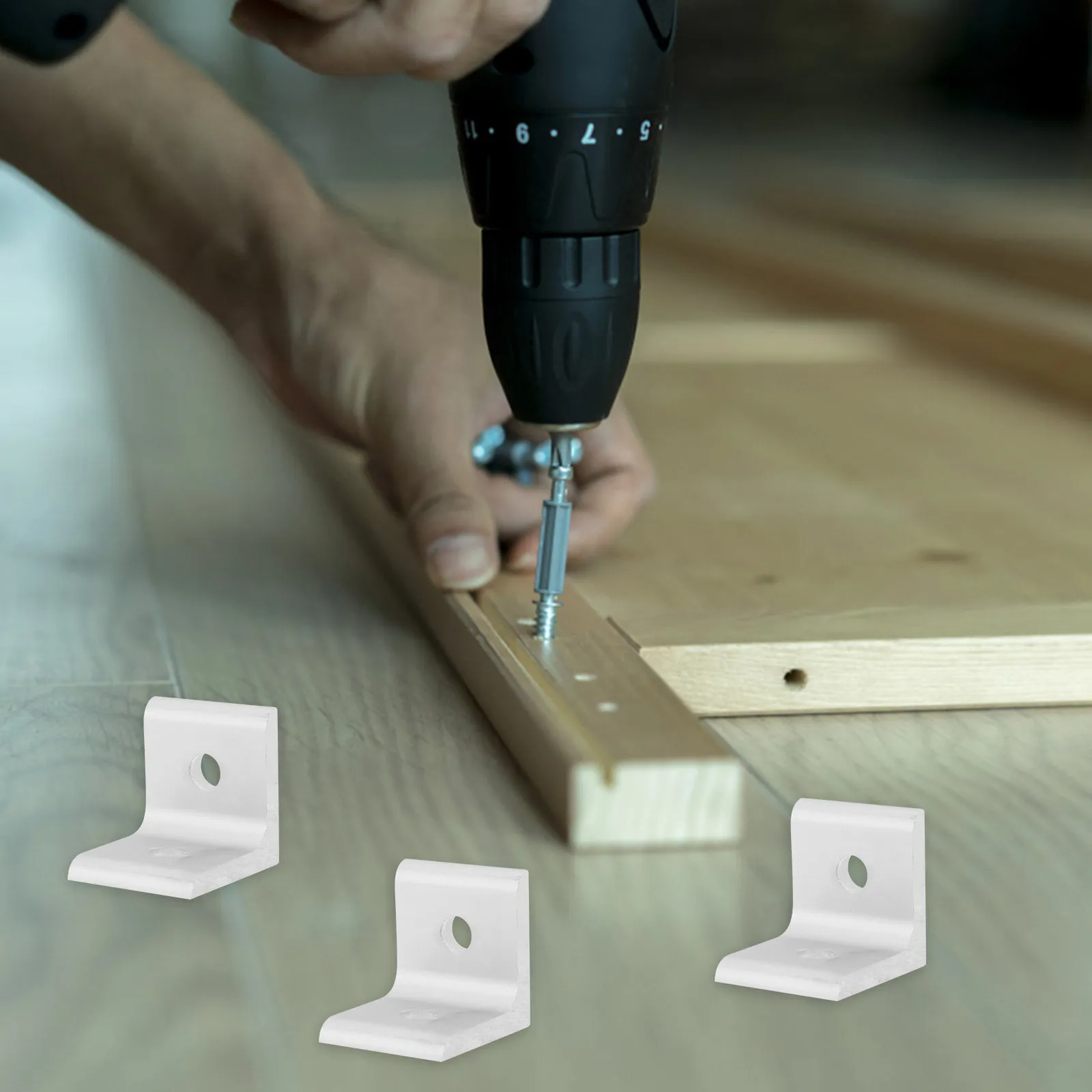 

10 шт. алюминиевых угловых кронштейнов для профиля 4040, внутренние соединители для экструдированных рам, промышленные L-образные кронштейны