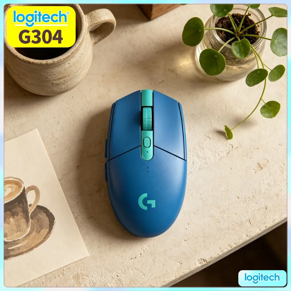 Logitech G304 LIGHTSPEED Wireless Gaming Mouse Stable Link Lower Disconnection Probability In Intense Game Play