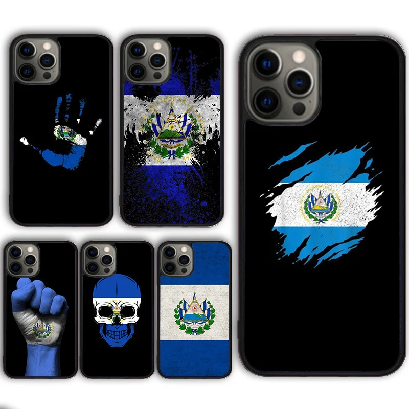 El Salvador National Flag Phone Case for Apple 13 14 11 12 Mini Pro Max 6 7 8 Plus  coque fundas Shell