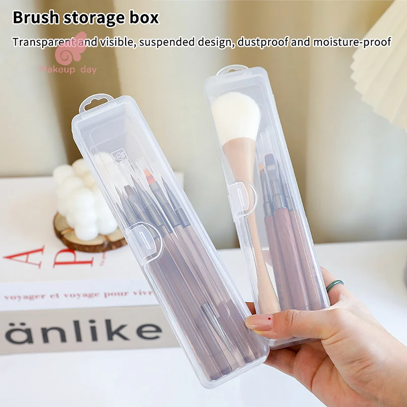 

1Pcs Nail Art Tool Empty Storage Box Tweezers Clippers Pens Polishing Nail Buffer Files Plastic Container