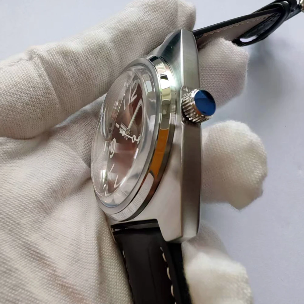 Vintage Mechanische Armbanduhr Automatikuhren Herren Große Uhr Männliche Zeitmesser Retro Markendesign Luxusuhren – Detail 2