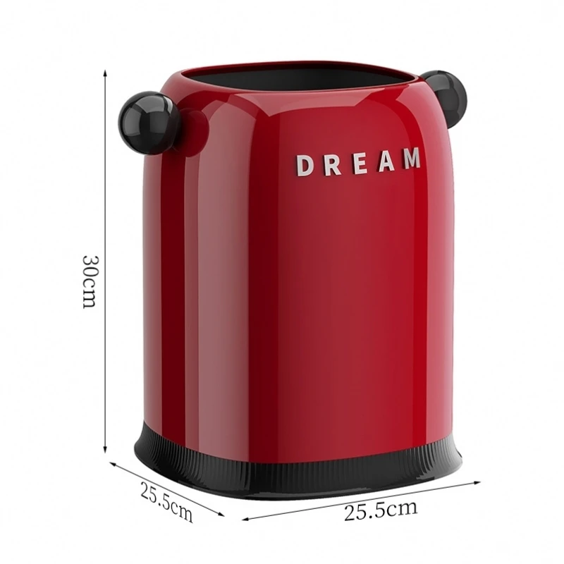 

Double Layer Thiened Large Capaci Bedroom Living Room Tra Can Luxury Sle Waste Bin Home Use Paper Basket