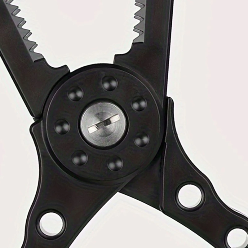 High-Index Plastic Fishing Pliers with Grip & Hook Removal Tool, Durable Catfish Gripper with Non-Slip Handle and Lanyard