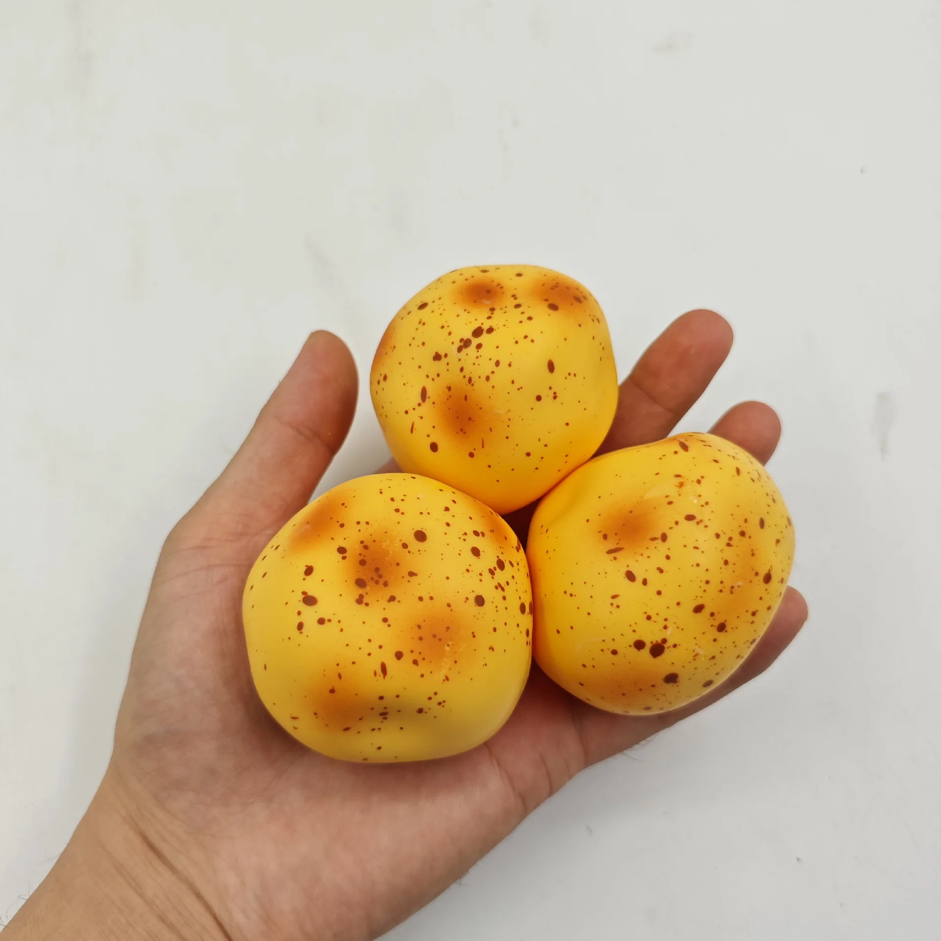 12PCS Moldable Building Block Potato Squishy Ball, Coconut Oil Realistic Handmade Stress Relief Vent Squeeze Fidget Toy