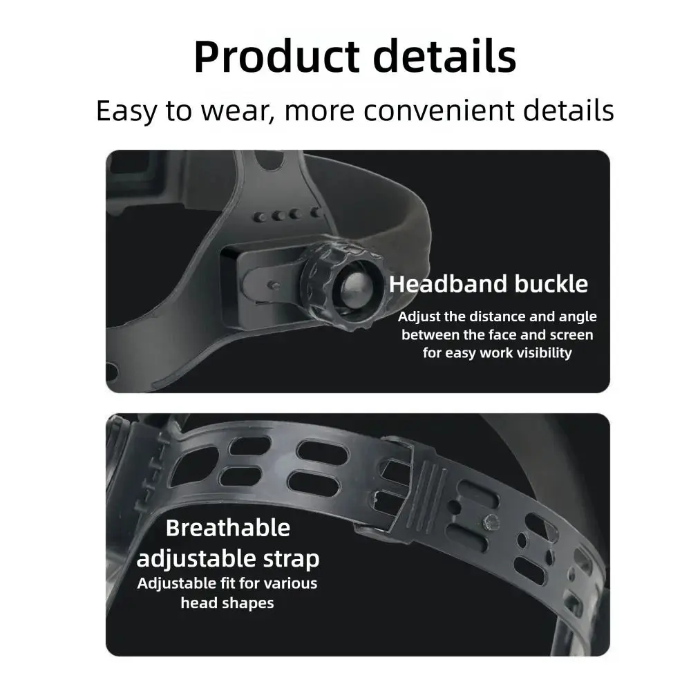 Flip Up Goggles Color Auto Darkening Welding Helmet Premium Face Hood Integrated Full-Face Protection Welding Shield Anti-Glare