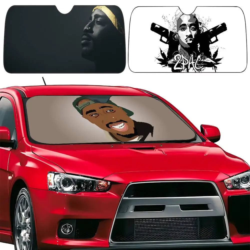 

Рэпер 2pac певец Тупак автомобильный солнцезащитный козырек ветровое стекло козырек 70x130 см солнцезащитный козырек солнечная защита плед подарок новинка автомобиль