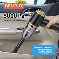 Car Vacuum Cleaner 120W High Power Portable Mini Vacuum Rechargeable Dust Buster Strong Suction for Car Home Office Pet