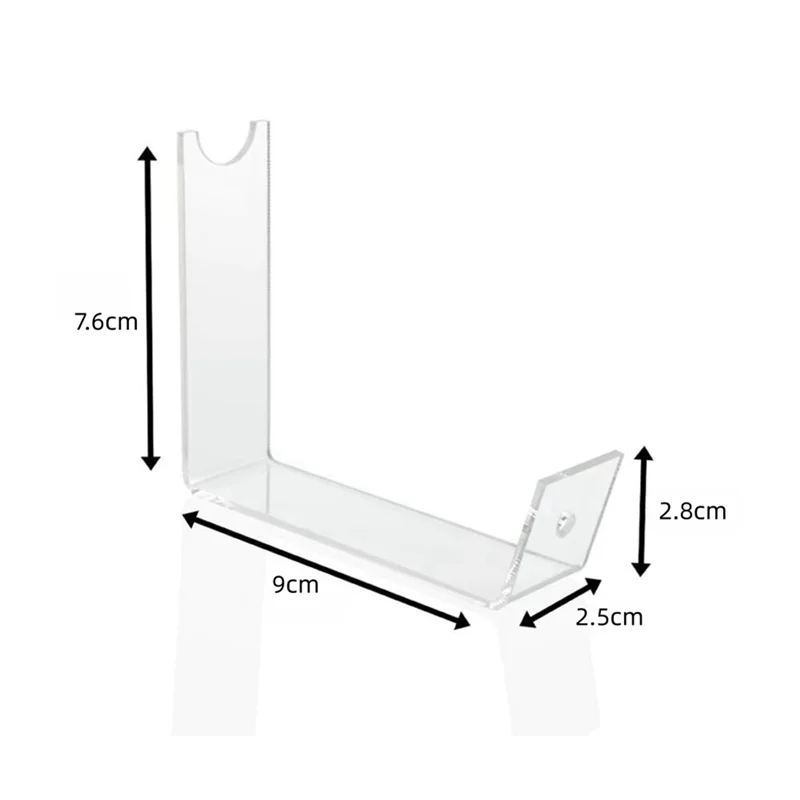 Ingenious-2 Pcs Acrylic Pen Holder Display Stand Organizer Clear Pen Stand For Home School Office