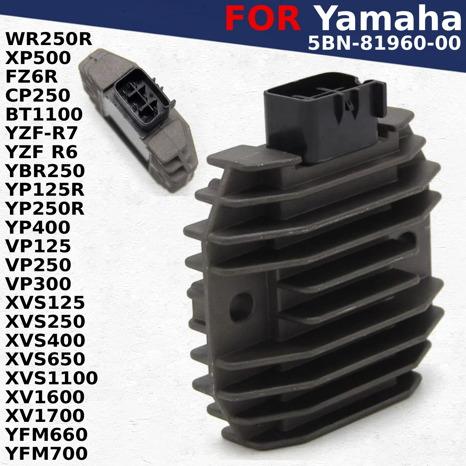 

Voltage Regulator Rectifier For Yamaha Raptor YFM700 700 R YFM700R YFM700RSP Rhino YXR660 660 YXR450 450 Motorcycle Accessories