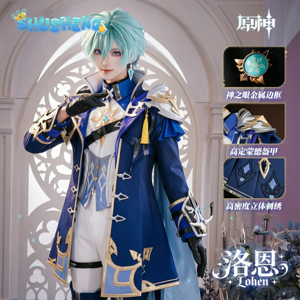 Disfraz de caballero de hielo de fantasía medieval, uniforme completo, traje a medida personalizado para Comic Con, Halloween, carnaval, juego de rol