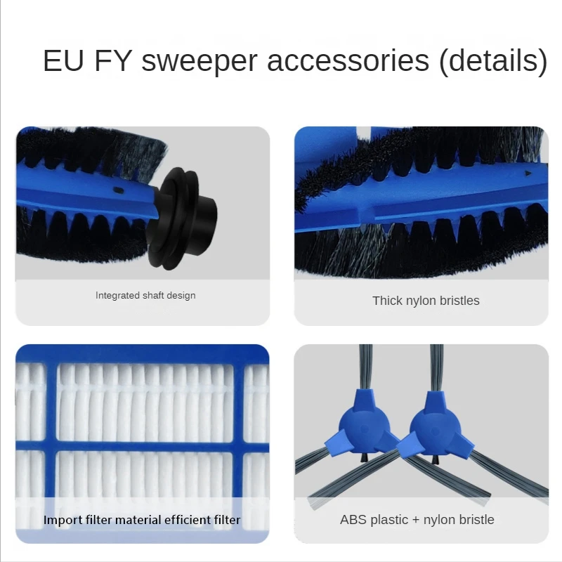 Piezas de Repuesto de cepillo principal de filtro Hepa para Eufy Robovac 11Smax 15C Max G30 30C Max, Robot aspirador