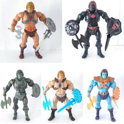 In Stock He-Man 6 Inch Action Figure Original Color Sailor Design Bulk Toy Collectible Robot Doll For Mobile Gift Copper Blue