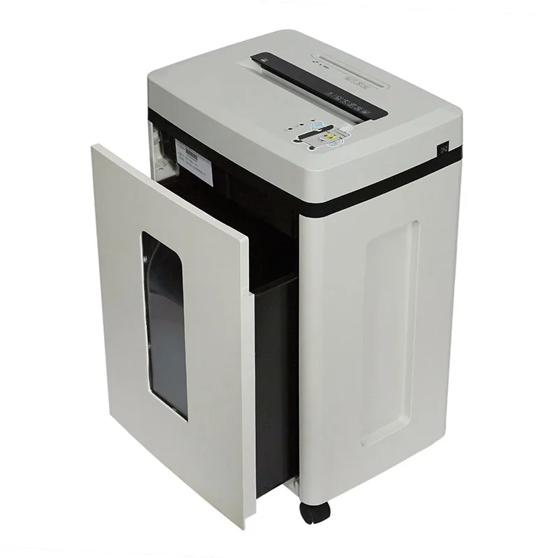 22L Electric Shredder Level 4 Secrecy Shredded Card Shredded Disc Mute Office Household Shredder 2*10mm Shredded Paper