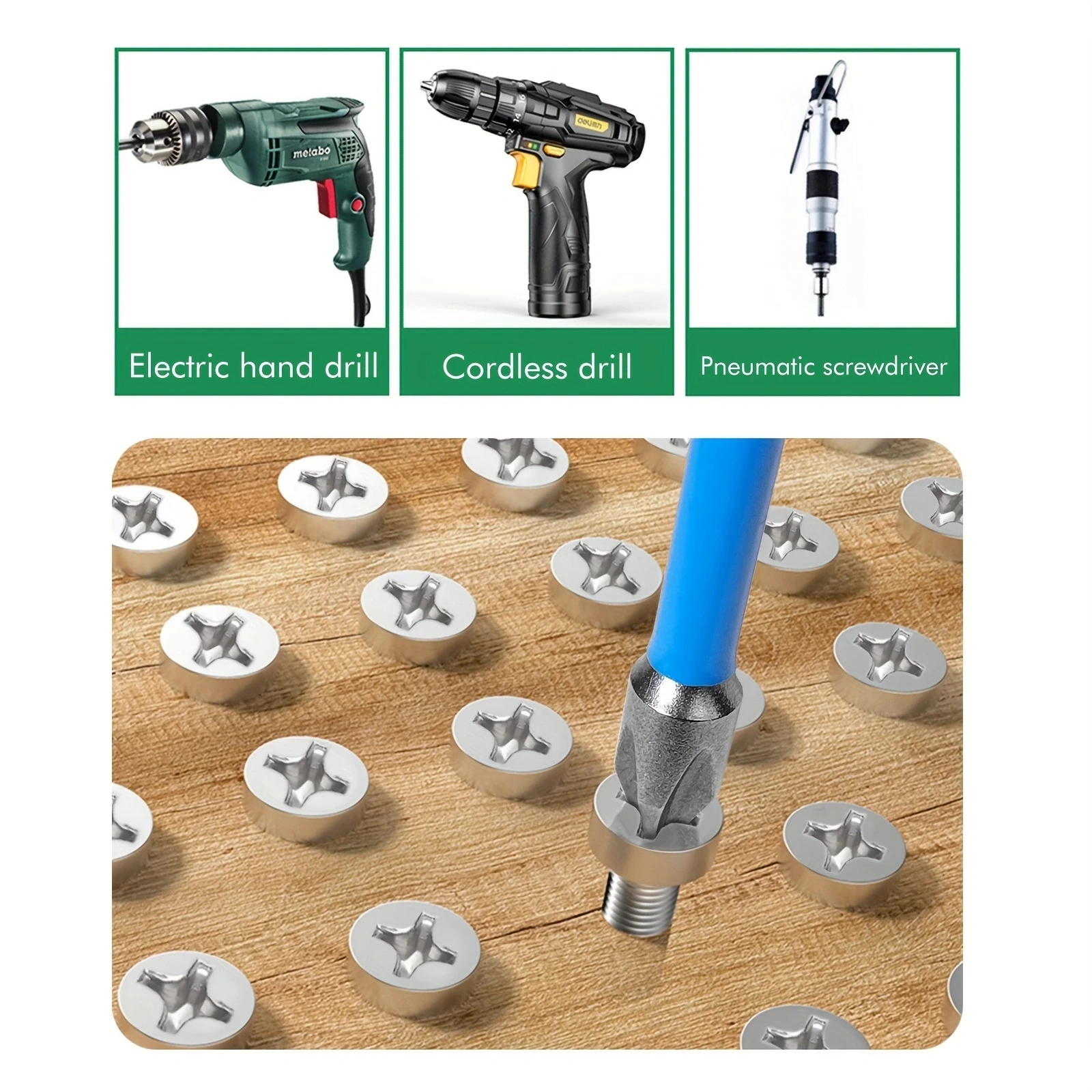 2 "Impact Torx Bit Ph2 Set 10 Stuks (TT6-TT40), 1/4" Hex-Schacht S2 Stalen Ster Bit Set, Cnc Machinaal Bewerkte Tips Met Magnetisme,