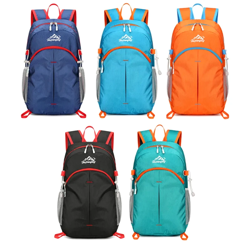 Mochila plegable para acampar, bolsa de viaje ligera para escalada, montañismo, senderismo y ciclismo, impermeable, 20l