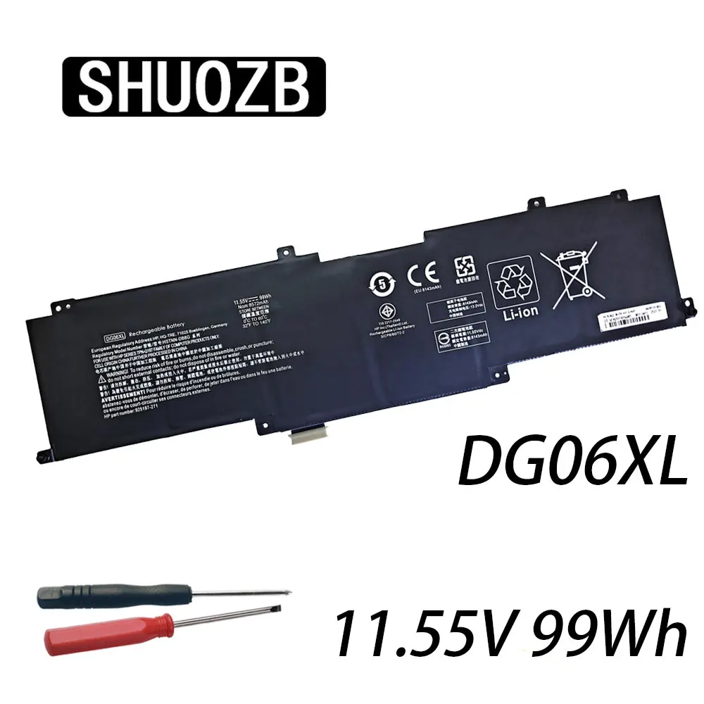 

SHUOZB DG06XL Laptop Battery for HP Omen X 17-AP000NA NP NX AP001NN AP002NB AP003NS AP004NF AP010ND AP030NG AP050 HSTNN-DB8G