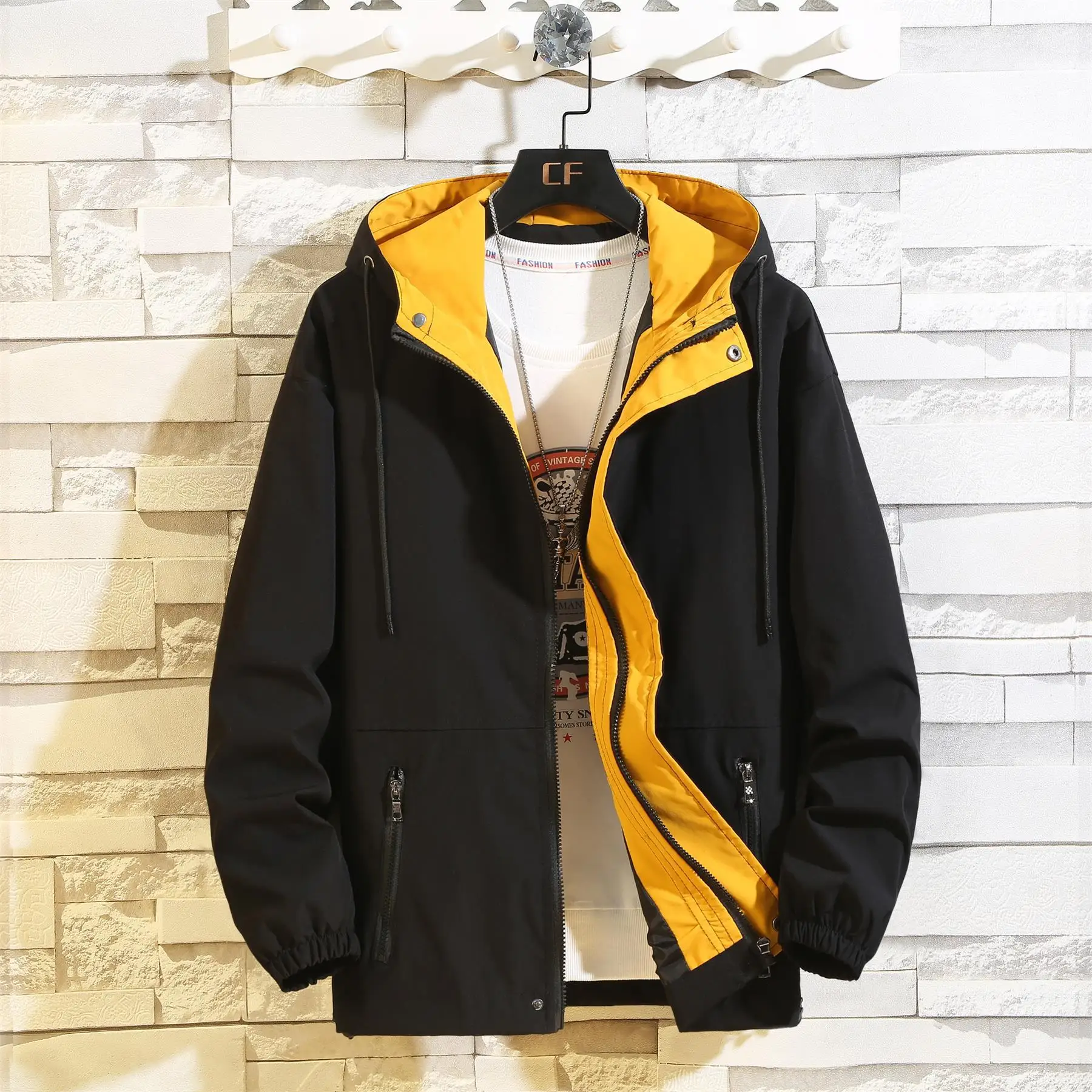 MRMT 2026 Brand Men's Jackets Outer Wear Clothing Garment Men New Hooded Oversized Jacket Youth Man Loose Casual Jacket Coat