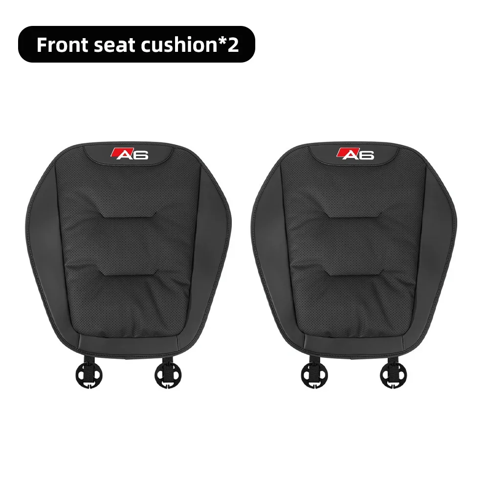 Lederen Autostoel Cover Universele Vier Seizoenen Auto Voor/Achter Zitkussen voor Audi A1 A3 A4 A5 A6 A7 a8 Auto Stoel Protector Pad