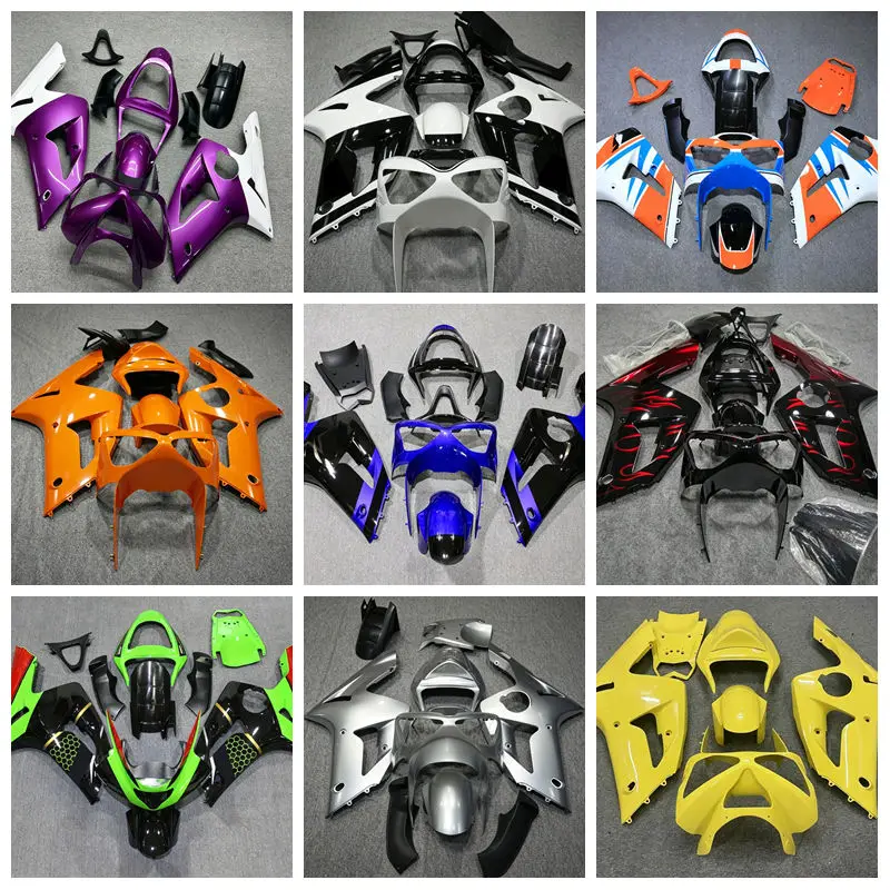 4 Gift New ABS fairing kit is suitable for Kawasaki ZX6R 636 2003 2004 car modification accessories can be customized