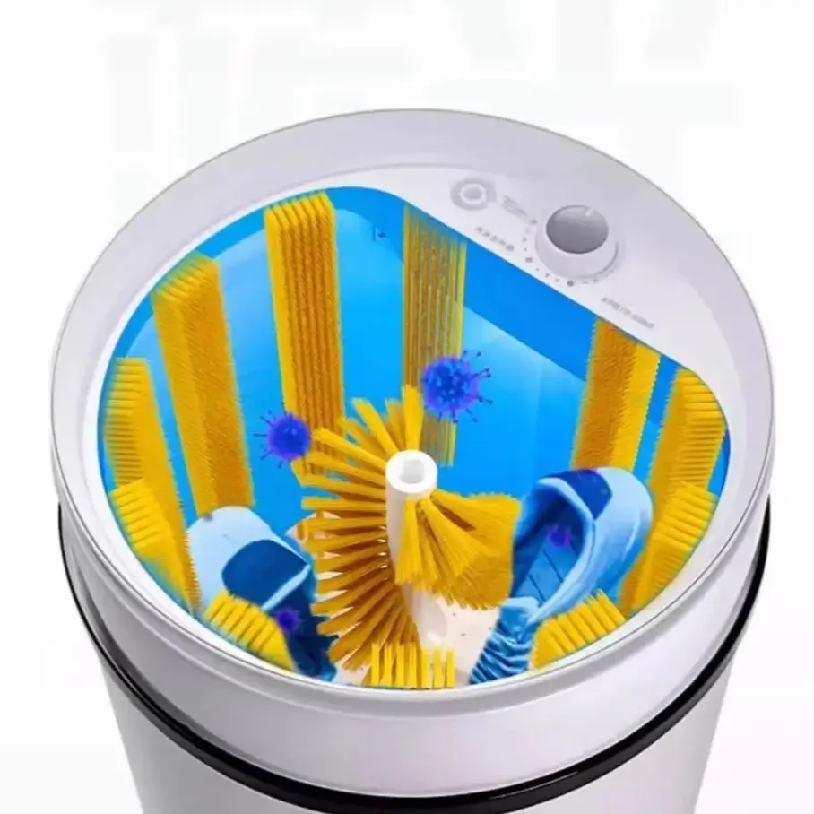 Shoe washing machine, household small semi-automatic shoe brushing machine, dedicated one click machine