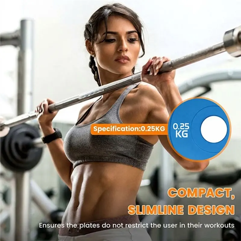 A79E-Change Weight Plates 0.25KG 4Pcs Fractional Plate For Strength Training
