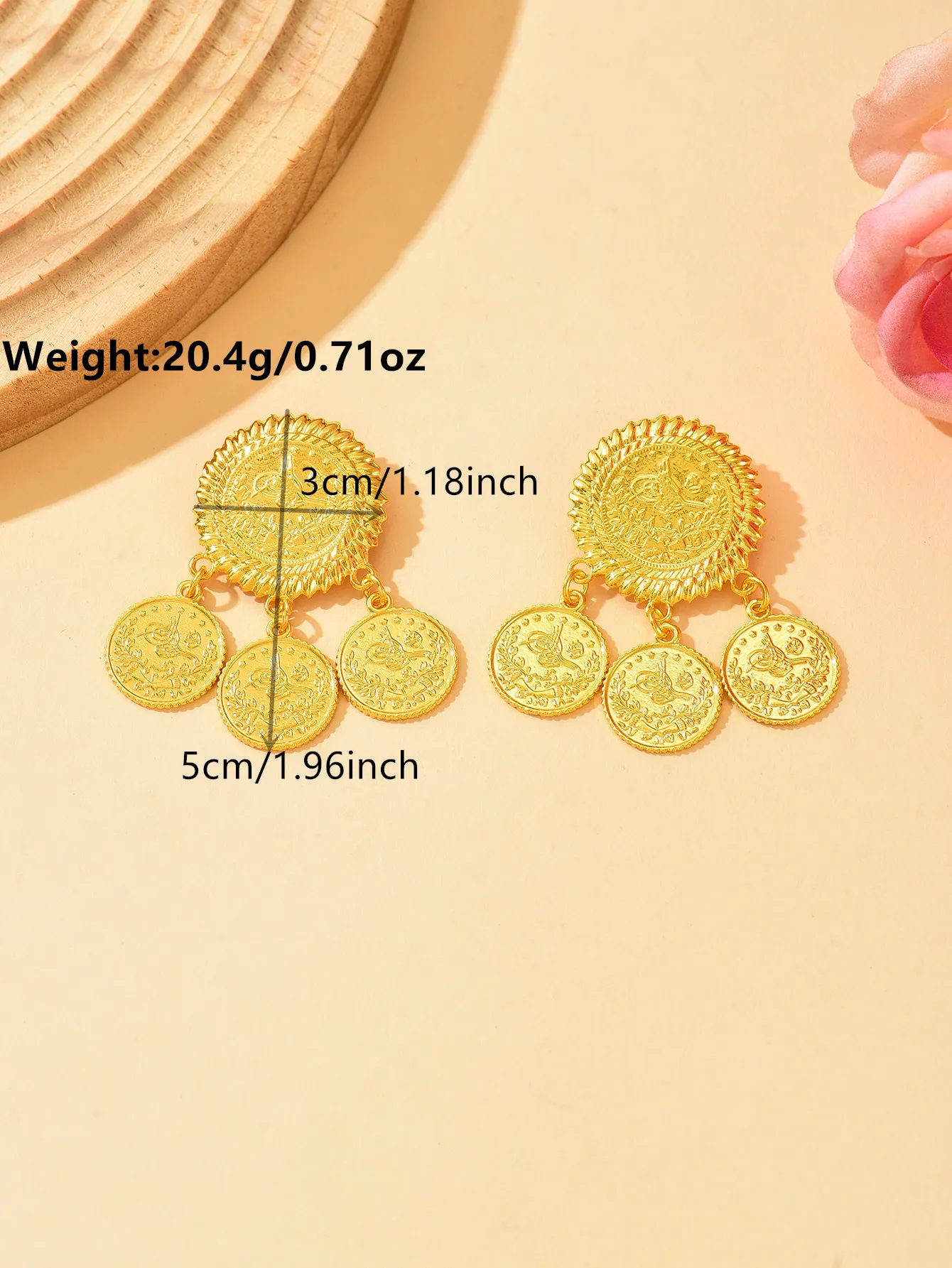Broches dourados, broches de roupas de noiva turcas do Oriente Médio, broches e joias luxuosas para mulheres árabes do Oriente Médio