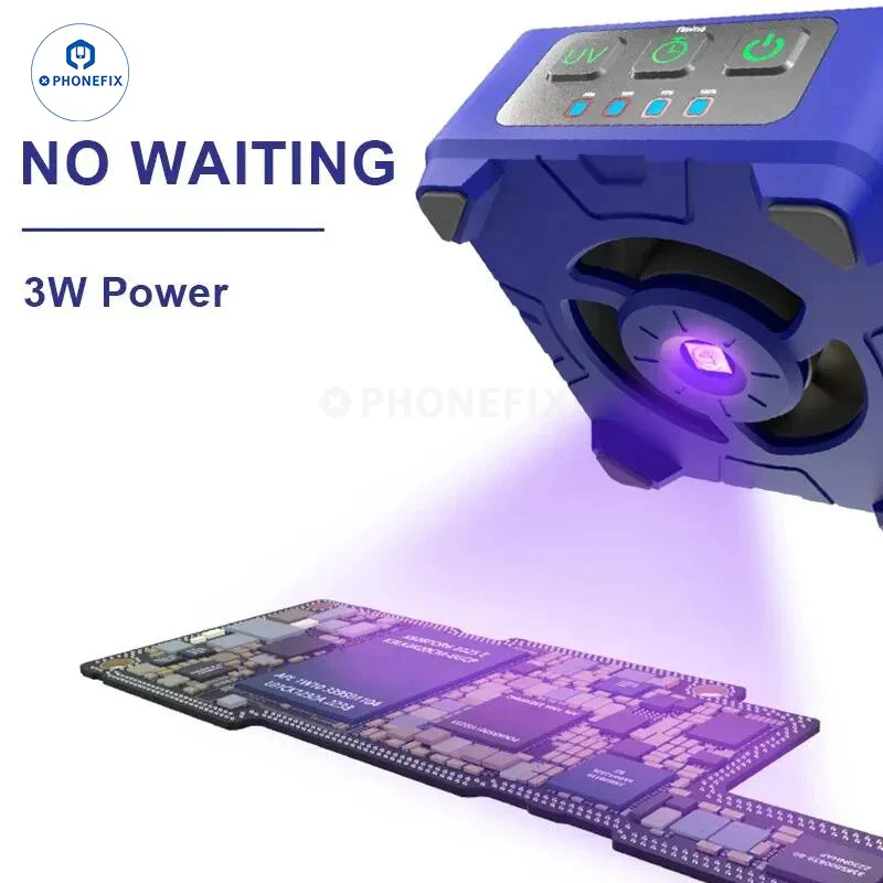 MECHANIC CUV-3 Cooling Curing Fan For Mobile Phone Motherboard Chip Welding Smoke Extraction Repair Tools