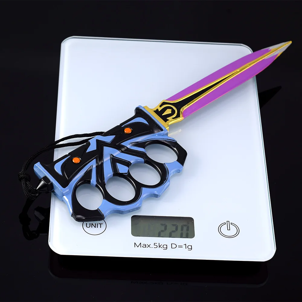 26cm Valorant Skywing Assault Game Peripherals Metal Model Weapons Desktop Decoration Ornaments Pendant Keychain Gift Toys Kids