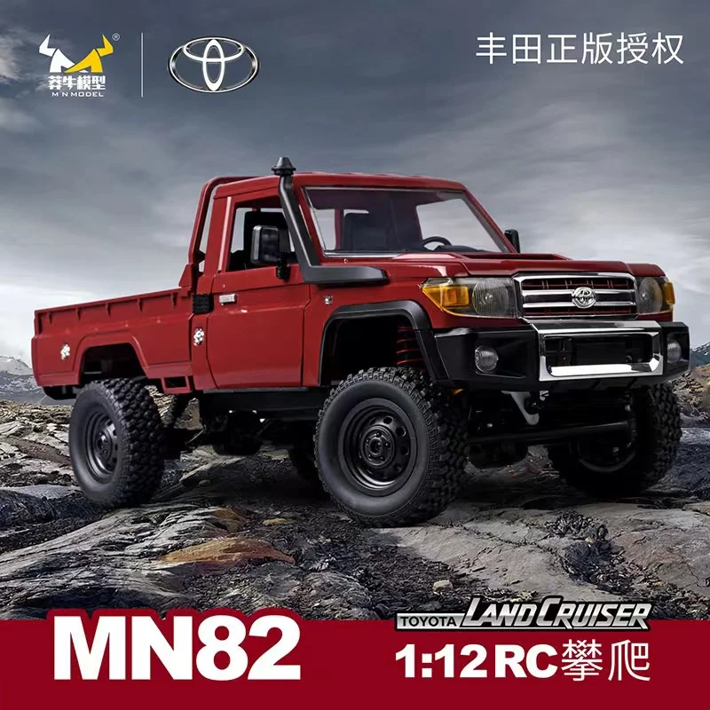 MN82 4wd RC Off-road Vehicle 1/12 LC79 Pickup Climbing Car with LED Lights Full Size Simulation RC Climbing Car Boy VS WLtoys