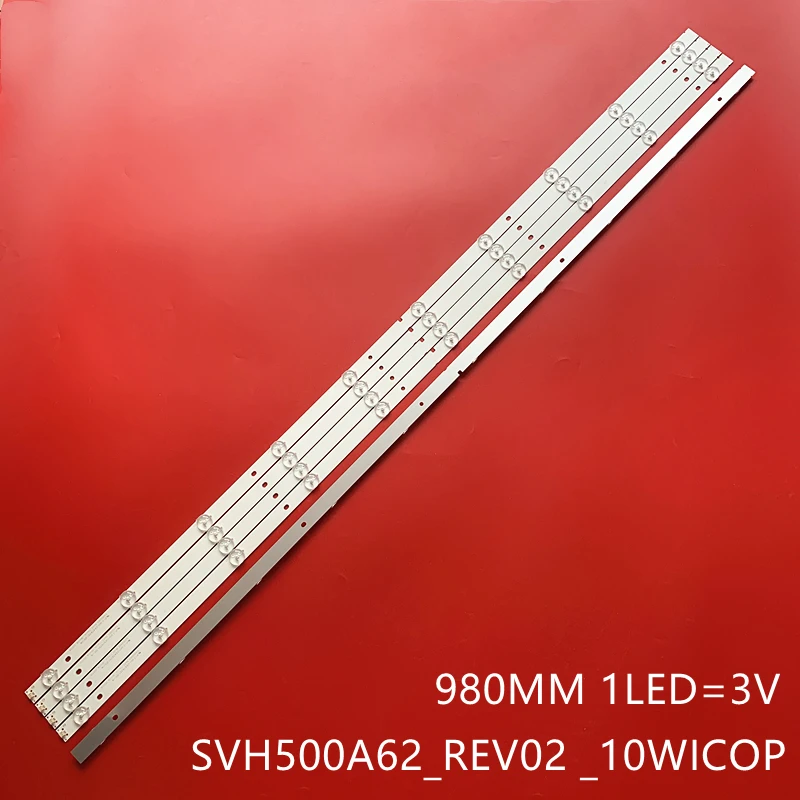 

LED strip 10lamp For L074 SVH500A63 A69_REV03_10WICOP_UBH+SILK_161228 FOR H50N5300 SVH500A62_REV02 _10WICOP JL.D500A1330-003ES-M