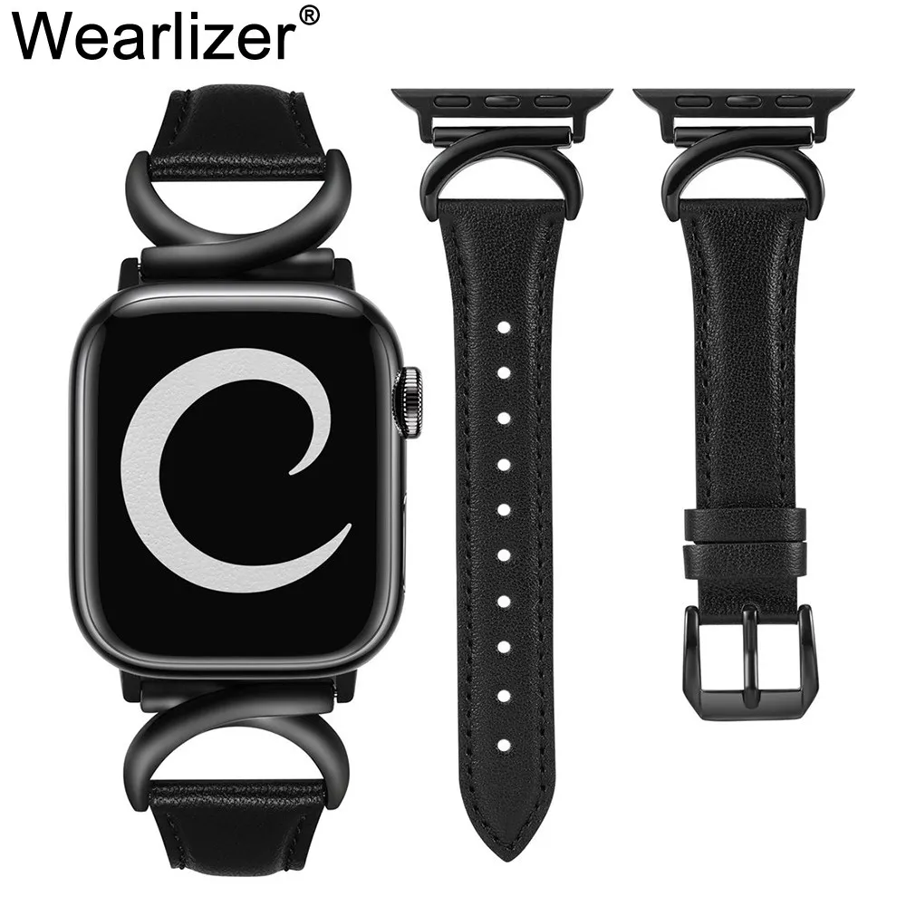 ליזר רצועת עור יוקרתית עבור שעון תפוח נשים 41 מ