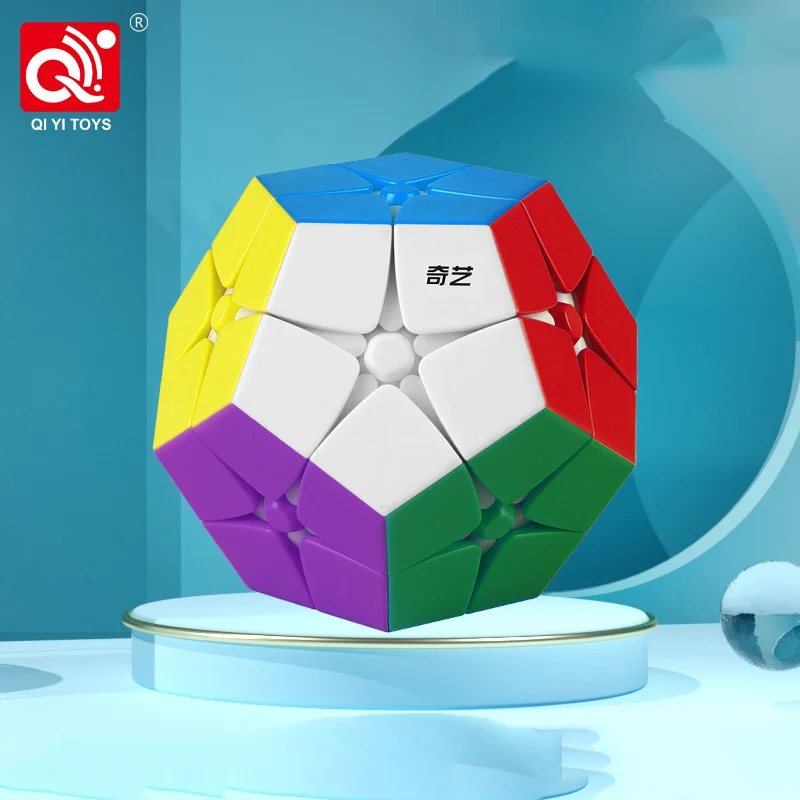 QiYi-Espelho Pirâmide Zongzi Maple Leaf Series Cubo Mágico, Quebra-cabeça de Impressão de Espelhos SQ1, Brinquedos Educativos Precoce, 26 Estilos