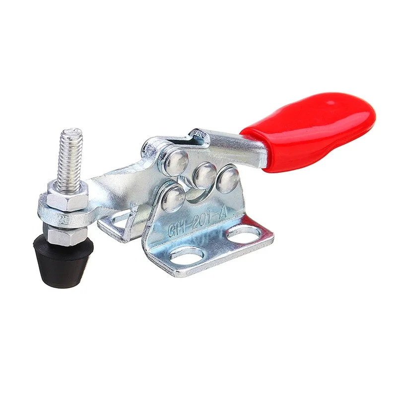 27kg 2Pcs GH-201-A Toggle Clamp Woodworking Tooling Positioning Quick Release Clamping Capacity Horizontal Clamping Clamp